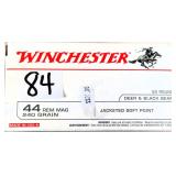 Fifty (50) Winchester .44MAG 240gr Deer/Black Bear