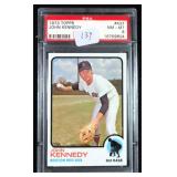 1973 Topps JOHN KENNEDY PSA 8