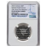 Silver National Health Service 50 Pence PR69UCAM