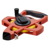 Lufkin 1/2' x 50' Hi-Viz Orange Fiberglass Tape