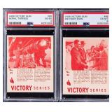 TWO (2) 1940 V406 Victory Gum Cards PSA Graded