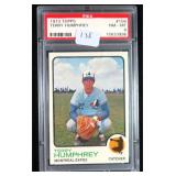 1973 Topps Terry Humphrey PSA 8