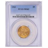 1903 Liberty Gold Half Eagle PCGS MS-62