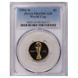 1994-W World Cup Gold $5 PCGS Proof-69DCAM