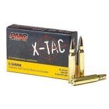 PMC X-TAC 5.56 NATO Ammo 55 Grain FMJBT, 20 rds