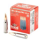 Twenty (20) Sterling Steel Case 7.62x39mm