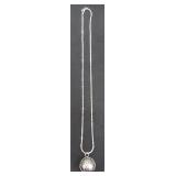 Sterling Silver Ball and Chain, Ball Opens up to