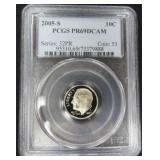 2005-S Dime PCGS PR69DCAM
