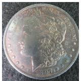 TONED 1897 Silver Morgan Dollar