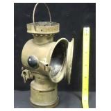 Very Old Kerosene Bicycle Lamp, Antique