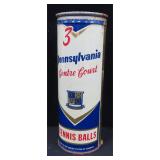 Vintage Pennsylvania Tennis Balls & Can