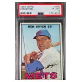 Note: Case is Cracked, 1967 Ken Boyer PSA 6