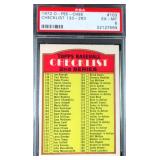 1972 O-PEE-CHEE Checklist  133-263 PSA 6