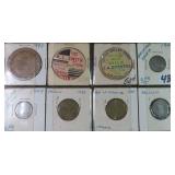 1920's -1940's France and Belgium Coins, Milk Caps