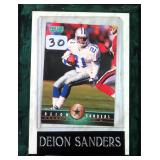Deion Sanders mini plaque,4.5'x6.25'