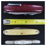 Three (3) Pocket Knives
