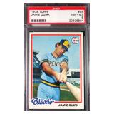 1978 Topps JAMIE QUIRK PSA 8