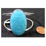 Hemimor Phite and Sterling Silver Bracelet