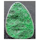 Uvarovite and Sterling Silver Ring