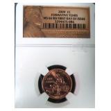 2009 Lincoln Cent, Formative Years NGC MS66RD FDOI