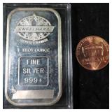 Vintage TD Bank Engelhard .999 Fine Silver One