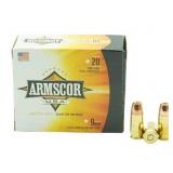 Twenty (20) Armscor 9mm 124 Grain JHP