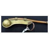 Vintage Brass and Copper Whistle, 4.375'L