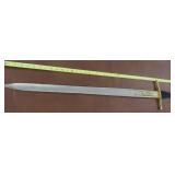 46' Sword  primitive wood handle wrapped.