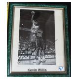 Kevin Willis Signed and Framed 8'x10'