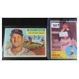 1963 Topps Jack Kralick and 1956 Topps Rocky