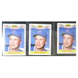 Three (3) Mark Grace Rookie Cards