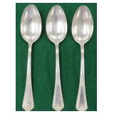 185 Grams Sterling Silver Spoons (3) $446.92 Melt