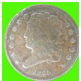 1835 Draped Bust 1/2 CENT