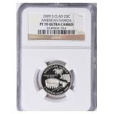 2009-S U.S.Quarter American Samoa NGC Proof-70 UC