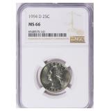 1994-D Washington Quarter NGC MS-66