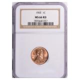 1965 Lincoln Cent NGC MS-66 RD