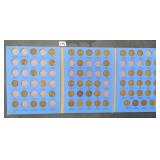 Partial Lincoln Cent Album