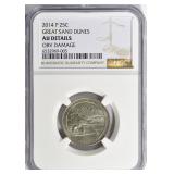 2014-P ATB Quarter Great Sand Dunes NP NGC Details