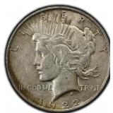 1922-D Peace Dollar Silver U.S. Denver Mint Coin