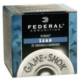 (25) Shells: Federal Game-Shok 410GA 2-1/2" 1/2 oz