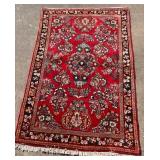 Antique Persian Sarouk retail $1950 3ft 4in by 5ft