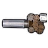 Roll Of 50 Indian Head Cent Penny Bronze US Coins