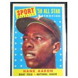 1958 TOPPS HANK AARON ALL-STAR CARD