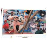 Nabisco Baseball Print 1991 Then And Now 23ï¿½ X 35ï¿½