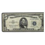 1953 $5 Dollar Silver Certificate Blue Seal Note
