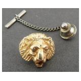 12KT Gold 4.7 Grams Lion Head Pin