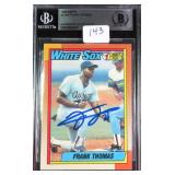 Frank Thomas Signed (RC) Beckett Authentic