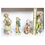 Four (4) Porcelain Figurines