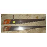 TWO (2) Old Saws