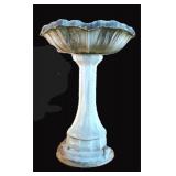 Concret Bird Bath 32"H
